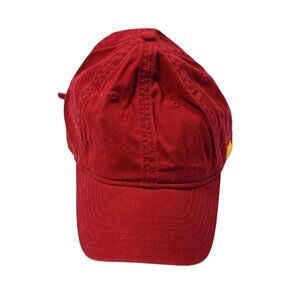 Yellow Label Co Hat in Red